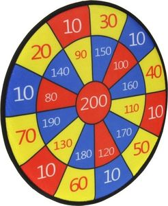 NoboKids Duży Dart Gra na Rzepy Bezpieczne 3 Piłeczki 2