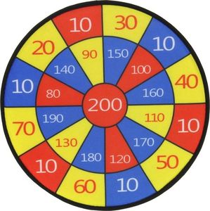 NoboKids Duży Dart Gra na Rzepy Bezpieczne 3 Piłeczki 3