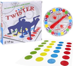NoboKids Rodzinna Gra Zręcznościowa Twister Mata Tarcza 1