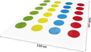 NoboKids Rodzinna Gra Zręcznościowa Twister Mata Tarcza 2