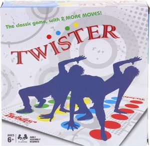 NoboKids Rodzinna Gra Zręcznościowa Twister Mata Tarcza 6
