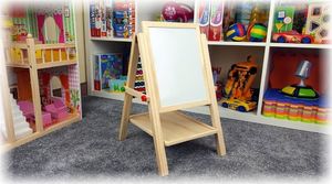 NoboKids Drewniana Tablica Magnetyczna Kredowa Liczydło 12