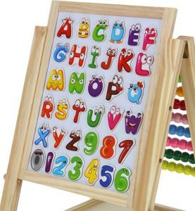 NoboKids Drewniana Tablica Magnetyczna Kredowa Liczydło 13