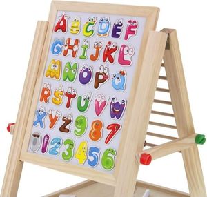 NoboKids Drewniana Tablica Magnetyczna Kredowa Liczydło 5