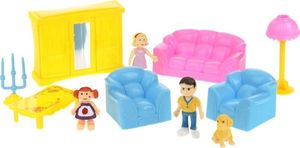 Figurka NoboKids Rozkładany domek do zabawy - różowa kanapa (CH-6444361-1) 2