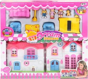 Figurka NoboKids Rozkładany domek do zabawy - różowa kanapa (CH-6444361-1) 6