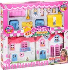 Figurka NoboKids Rozkładany domek do zabawy - różowa kanapa (CH-6444361-1) 7