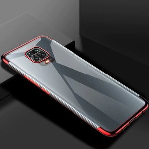 Hurtel Clear Color case żelowy pokrowiec etui z metaliczną ramką Motorola Moto G9 Play czarny 5