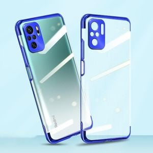 Hurtel Clear Color case żelowy pokrowiec etui z metaliczną ramką Xiaomi Redmi K40 Pro+ / K40 Pro / K40 / Poco F3 / Mi 11i czerwony 8