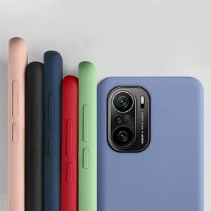 Hurtel Silicone Case elastyczne silikonowe etui pokrowiec Xiaomi Redmi K40 Pro+ / K40 Pro / K40 / Poco F3 / Mi 11i różowy 2