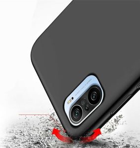 Hurtel Silicone Case elastyczne silikonowe etui pokrowiec Xiaomi Redmi K40 Pro+ / K40 Pro / K40 / Poco F3 / Mi 11i różowy 5
