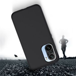 Hurtel Silicone Case elastyczne silikonowe etui pokrowiec Xiaomi Redmi K40 Pro+ / K40 Pro / K40 / Poco F3 / Mi 11i różowy 6