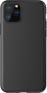 Hurtel Soft Case żelowe elastyczne etui pokrowiec do Samsung Galaxy A42 5G czarny 4