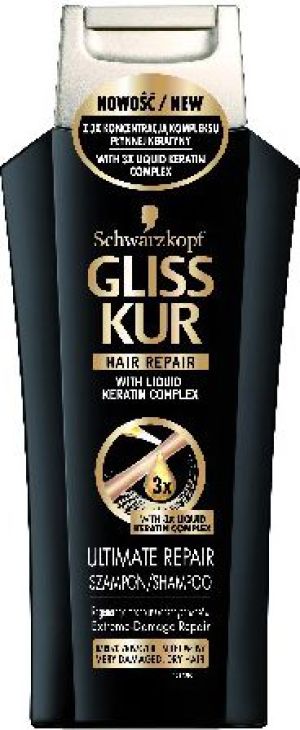 Schwarzkopf Gliss Kur Ultimate Repair Szampon włosów suchych i zniszczonych 250 ml 1