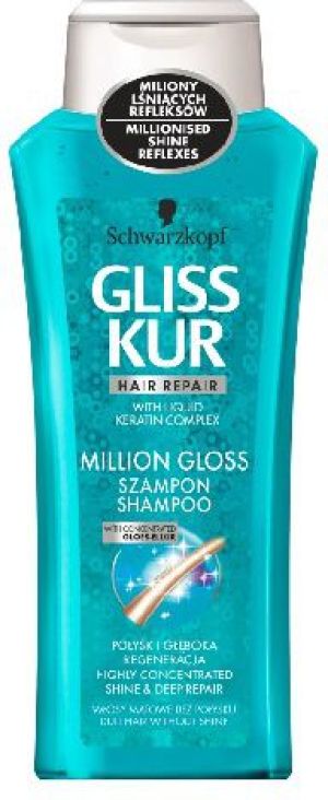 Schwarzkopf GLISS KUR MILLION GLOSS szampon 400 ml 1