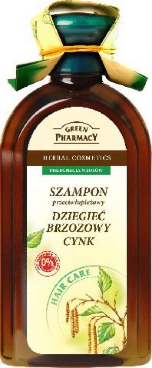 Green Pharmacy Szampon do włosów przeciwłupieżowy Dziegieć, Cynk - 810292 1