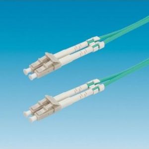 Roline Roline Patchcord światłowodowy 50/125 LC-LC OM3 turkus 2m 1