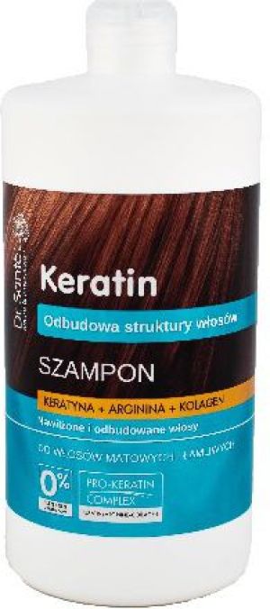 Dr. Sante Keratin Hair Szampon odbudowujący do włosów łamliwych i matowych 1000 ml 1