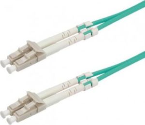 Roline ROLINE Patchcord światłowodowy 50/125um LC-LC OM3 0.5m Low-Loss-Connector turkusowy 1