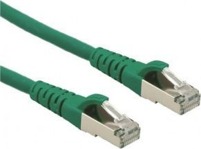 Roline ROLINE Patchcord Kat.6A S/FTP (PiMF) Component Level LSOH zielony 0.3m 1