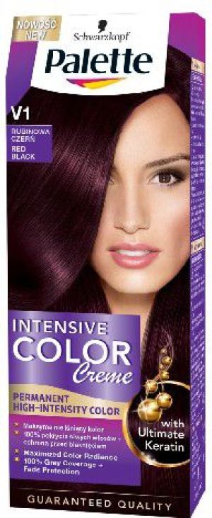 Palette Intensive Color Creme Krem koloryzujący nr V1-rubinowa czerń 1