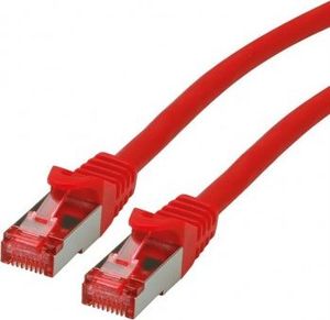 Roline ROLINE S/FTP Patchcord Cat.6 Component Level, LSOH, czerwony, 1.0 m 1