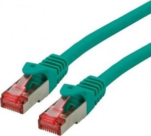 Roline ROLINE S/FTP Patchcord Cat.6 Component Level, LSOH, zielony, 0.5 m 1