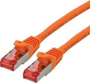 Roline ROLINE S/FTP Patchcord Cat.6 Component Level, LSOH, pomarańczowy, 1.0 m 1