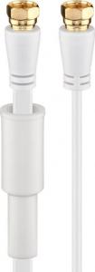 Kabel Goobay Antenowy (F) 7.5m biały (67297) 2