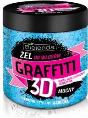 Bielenda Graffiti 3D Żel do układania włosów mocny z odżywką 250 ml 1