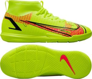 Nike Żółte buty halówki Nike Mercurial Superfly 8 Academy IC CV0784 760 - Junior 37,5 1