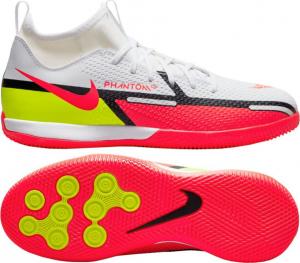Nike Biało-czerwone buty halówki Nike Phantom GT2 Academy IC DC0815 167 - Junior 37,5 1