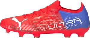 Puma Czerwone buty piłkarskie korki Puma Ultra 3.3 106523 01 43 5