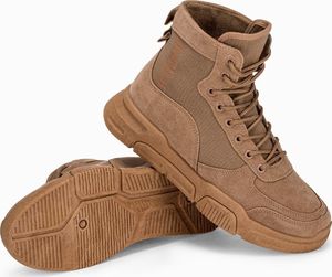 Ombre Buty męskie sneakersy T348 - camel 45 4