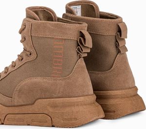 Ombre Buty męskie sneakersy T348 - camel 45 5