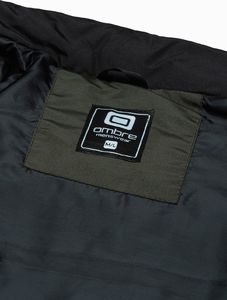 Ombre Bezrękawnik męski pikowany V36 - khaki XS/S 5