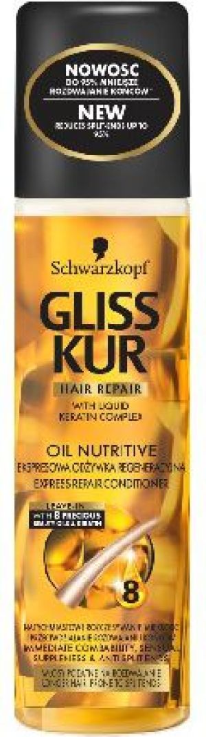 Schwarzkopf Gliss Kur - Hair Repair Oil Nutritive ekspres spray 250 ml 1
