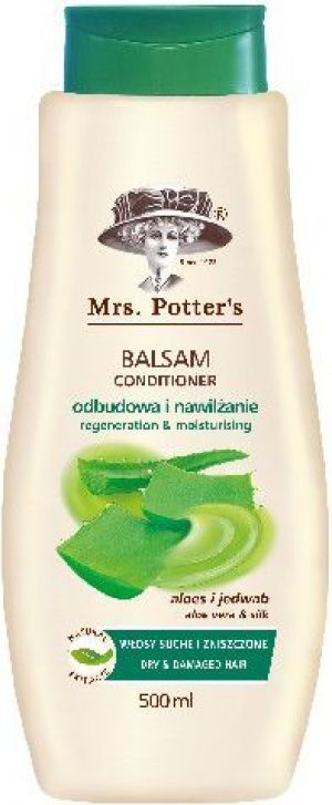 Mrs. Potters Balsam do włosów Aloes i Proteiny jedwabiu 500 ml 1