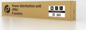 Gembird Listwa zasilająca rack 8x Schuko z wtykiem C14 3m (EG-PDU-014-C14) 3
