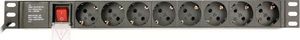 Gembird Listwa zasilająca rack 8x Schuko z wtykiem C14 3m (EG-PDU-014-C14) 5