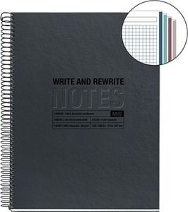 MIQUELRIUS Kołozeszyt MIQUELRIUS Just Black Recycled, A4, 120 kart., 80g, czarny 2