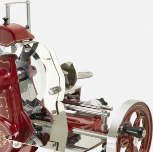 Krajalnica Berkel Volano B2 rot/gold w kwiaty Slicer 3