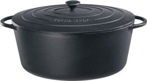 Kuchenprofi Küchenprofi Provence 40cm oval black, Cast Iron, 12,5 Liter 1