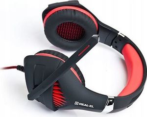 Słuchawki Real-El GDX-7600 Czarne (EL124100028) 4