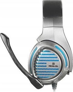 Słuchawki Real-El GDX-7670 Srebrne (EL124100040) 3