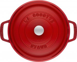 STAUB Garnek żeliwny okrągły 5,2 l czerwony (40509-840-0) 4