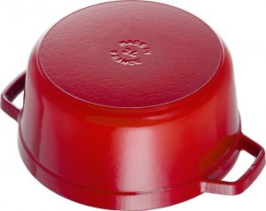 STAUB Garnek żeliwny okrągły 5,2 l czerwony (40509-840-0) 5