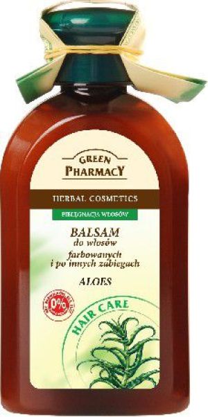 Green Pharmacy Balsam do włosów farbowanych Aloes 300 ml 1