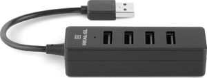 HUB USB Real-El 4x USB-A 2.0 6