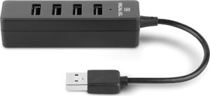 HUB USB Real-El 4x USB-A 2.0 7